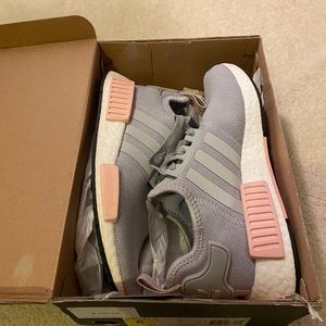 Grey and pink NMD